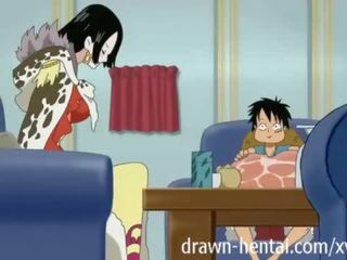 Bir parça kedi kostümü - boa seduces luffy