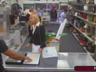 Elite Office Milf Fucked Up At Pawnshop