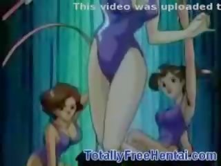 Kéjes anime lányok -val nagy cicik szar által kakasok és tentacles
