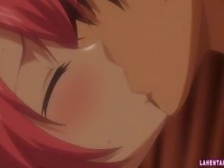 Sweet Hentai Redhead Gets Fondled And Fucked