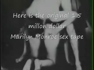 Marilyn monroe oryginalny 1.5 milion brudne klips taśma kłamstwo nigdy seen