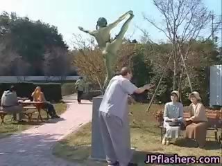 Gila jepang bronze statue moves part6