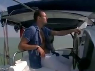 Very great anal fucking on boat