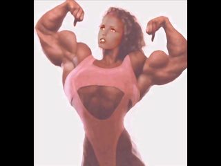 Θηλυκός bodybuilding fbb bodybuilder μυς τέχνη