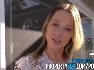 Propertysex - superb realtor 開始 成人 電影 vid 同 客戶 如 housewarming gift