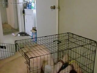 Put Doggy in Cage: Free Caged HD adult film clip 25