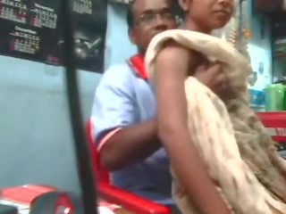 Indian desi lassie fucked by neighbour uncle inside shop
