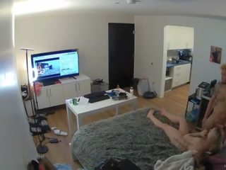 Hidden Camera catches cheating BLM Neighbor Fucking My Teen Wife in My own Bed