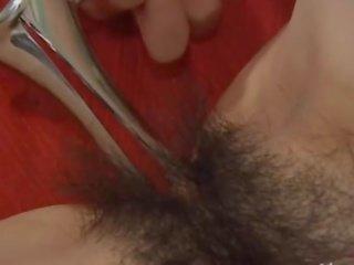 Gilus analinis seksas su plaukuotas korėjietiškas grožis