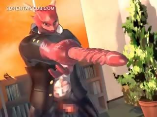 Anime beleza fodido por tentáculos em 3d hentai escola xxx vídeo