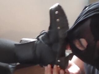 Feet humiliation slave