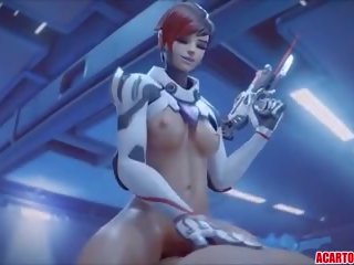 Overwatch nešvankus video rinkinys su dva ir widowmaker: x įvertinti video 64