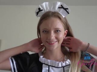 Alluring Maid Riley Star opens You Cum