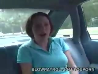 Cop Gets Blowjob In Car
