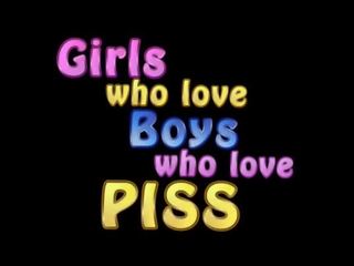 Girls who love lads who love piss 1