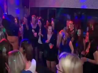 Passionate babes fucked on the dance floor by very lucky juvenile