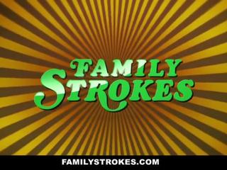 Familystrokes - rodina výmena súložiť fest