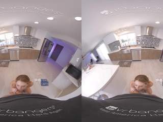 VR BANGERS Creampie Fun in the Kitchen with Blonde Teen VR xxx video