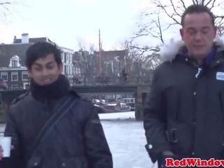 Amsterdam tourist rims real hooker on camera