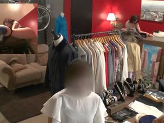 Risky Public xxx film in Japanese Clothing Store With Tsubasa Hachino