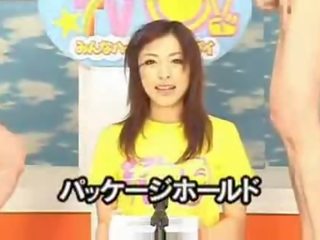 Japanese newscasters get their chance to shine on bukkake tv