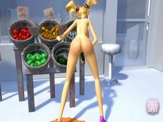 3D animated blonde adventures