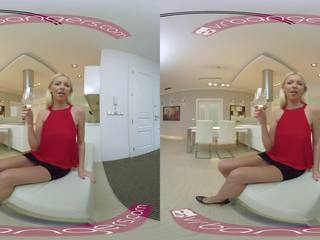 VR sex - marvelous goddess Stayed Home Alone