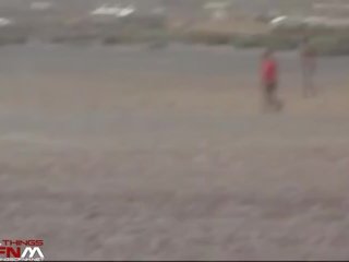 Adolescent shows Wife Jerking & Sucking Him Off On Beach